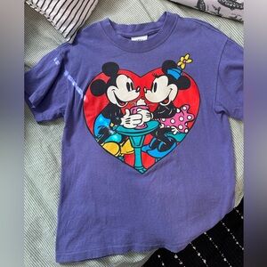 Disney Kids vintage Mickey and Minnie tee